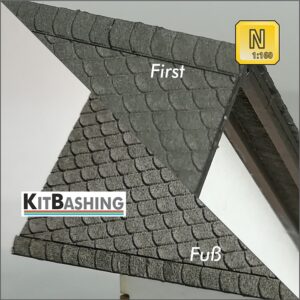 Schieferreihen-Set First & Fuß N – KitBashing