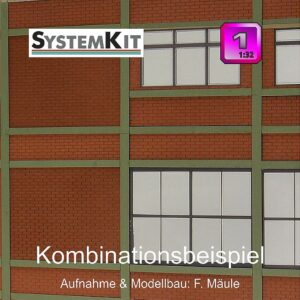 Klinkermauer-Set A1 sandgelb – Spur 1 – SystemKit