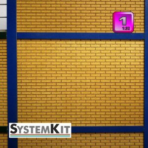 Klinkermauer-Set A1 – Spur 1 – SystemKit