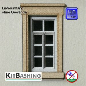Flügelfenster Set B2 – H0 – KitBashing