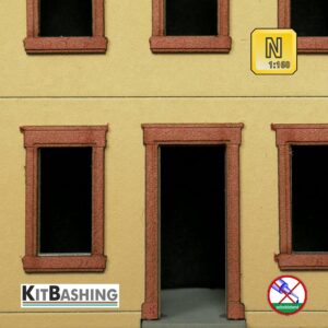 Gewände Set B4 Buntsandstein – N – KitBashing