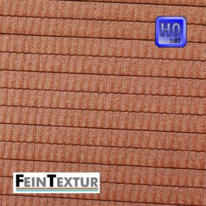 Frankfurter Pfanne mattrot H0 – FeinTextur