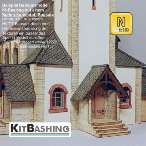 Hauseck-Lisenen symmetrisch kalkstein – N – KitBashing