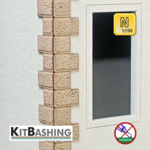 Hauseck-Lisenen asymmetrisch quarzsandstein – N – KitBashing