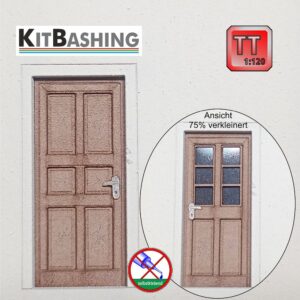 Haustüren Set A eiche – TT – KitBashing